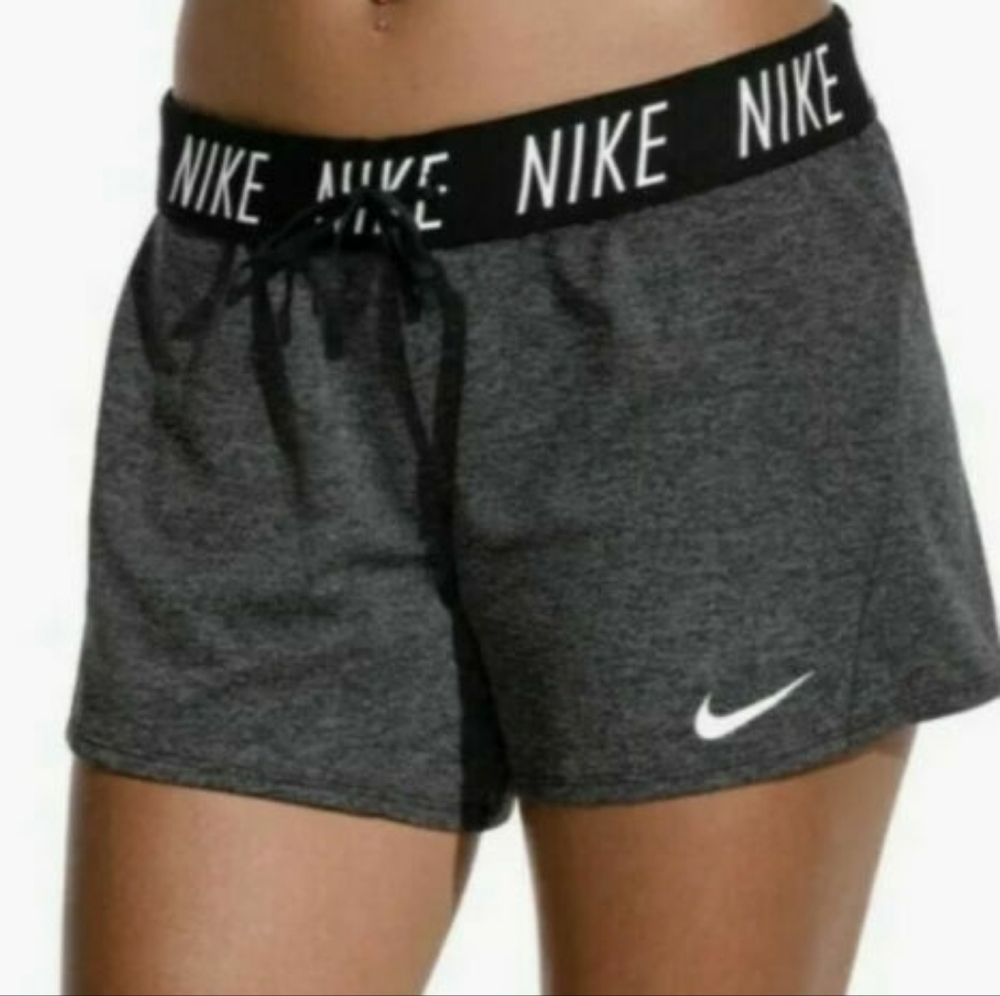 Nike Women's Charcoal Athletic Shorts